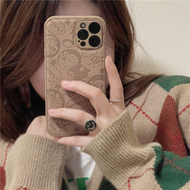 Play win leather print creative tide card cartoon iphone13promax Apple 12 phone case 11 new 13pro female xr xs advanced sense 7p 8Plus