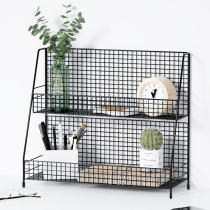 Table rack Snack storage box desktop artifact table table table shelf cosmetics iron multi-layer shelf