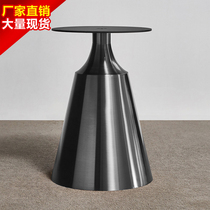 Nordic style table legs Italian simple stainless steel metal round table legs high-end table rack customization