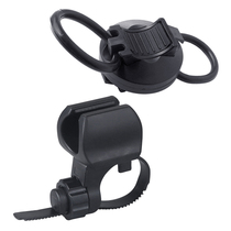 Explosions 360 degree super tight silicone fixed bicycle mountain bike flashlight lamp holder clip lamp holder