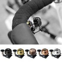 WF bicycle bell road car bent handlebar clip type mountain bike elastic belt mini loud car Bell copper bell