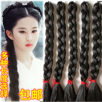  Yangge big braids twisted braids dance film and television wigs braids costume braids Republic of China students single-headed twisted braids