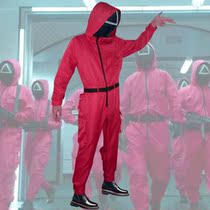 Squid game costumes same clothes mask sports outer suit jumpsuit cos stage show Halloween