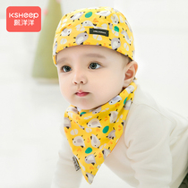 Baby hat spring and autumn thin male newborn baby female cotton pirate hat newborn headscarf hat cute autumn and winter