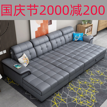 Technology cloth sofa bed dual-use foldable double small apartment sitting room sitting storage pull-out multi-function sofa