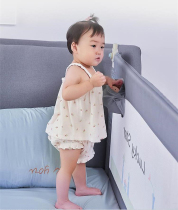 Anti-drop bed fence Children sleep Anti-drop integrated bed fence Bed when the fence unilaterally blocks the side of the bed