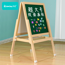 Childrens small blackboard home support type writing easel drawing board dust-free erasable double-sided magnetic baby graffiti painting