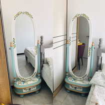 American-style European Country Color Soliwood Living Room Bedroom Wears Mirror Readmirror Activity Decoration Mirror