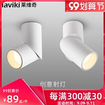 Ming suit spotlight household led ceiling light TV background wall mural living room ceiling guide light track light track light