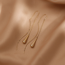 2021 New Trends South Korea Temperament Sueared Line Daughters Earrings High Earrings High Earrings Net Red Earrings