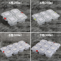  Hotel restaurant Restaurant School kindergarten canteen Food sample box Food plastic dish box Small sample