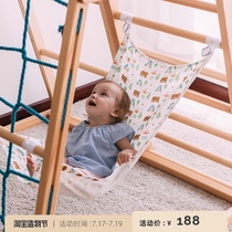 AVDAR Russian original illustration children hammock sleeping cradle Imported wooden climbing frame accessories