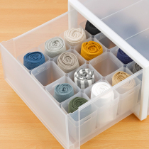 Japanese Imported Underwear PANTS CONTAINING BOX WARDROBE DRAWERS DIVIDED SOCKS FINISHING BOX SMALL ITEMS COMBINED PLASTIC STORAGE BOX