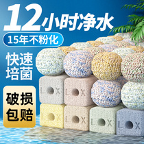 Fish tank filter material bacterial House filter material quartz biochemical filter ball aquarium ceramic ring culture water purification filter material
