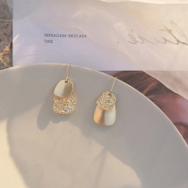 KarNia Kania Hong Kong style retro drop earrings womens 2021 new temperament design sense niche sterling silver earrings