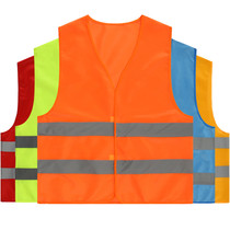 Reflective coat jacket luminated fluorescent yellow male and female patrol vest blouses golden safety to serve night orange sanitation