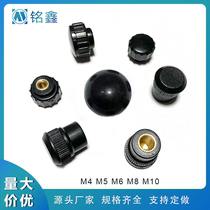 GB metric copper material Bakelite handle knurled round head plastic nut m4m5m6 straight grain head nut