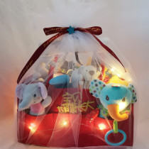 Newborn baby gift box Baby soothing sleep toy spree Pregnant full moon 100 days week gift box