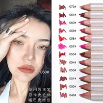 12 color set Plump lip lip liner Lipstick pen Waterproof long-lasting non-bleaching hook line Nude matte