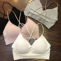 Strict cross-wrapped chest without steel rims underwear-free bra-style vest gathered inside sexual beauty back sling