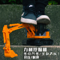 Excavator toy Lili large childrens crawler excavator digging engineering vehicle sand toy car boy