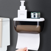 Toilet tissue box punch-free toilet tissue holder toilet paper box pumping paper box roll paper tube box toilet paper rack