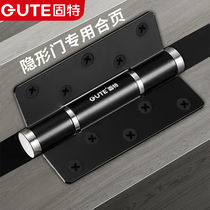 Gute invisible door hinge with door closer buffer invisible hydraulic spring hinge automatic closing positioning hinge