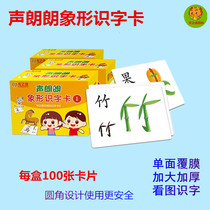Shenglanglang pictogram childrens literacy card fun enlightenment early education set childrens literacy 2020 new