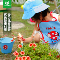 Worsch gardening childrens tool set Shovel watering can combination Baby toy digging soil beach planting flowers Quality assurance