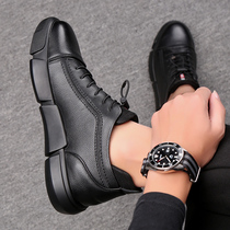Mens shoes new 2020 Korean winter autumn Joker plus lint cotton shoes casual leather shoes mens trendy shoes high shoes men