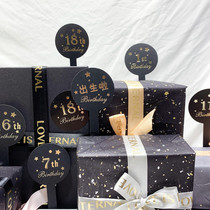  Birthday card Age card 1 to 20 years old Gift box Packaging sticker Digital number card Age 30 Greeting card small card