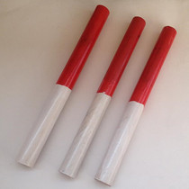 Wooden relay baton track and field training relay race red white professional competition 4 * 100 m relay games for relay games