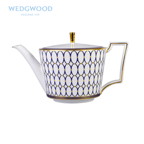 Wedgwood Renaissance Gold Gold Powder Bone China 1L Teapot Coffee Pot