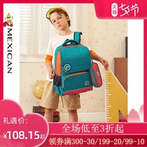 Scarecrow primary school student school bag first three to sixth grade boys and girls lightweight load-reducing ridge protection childrens backpack backpack