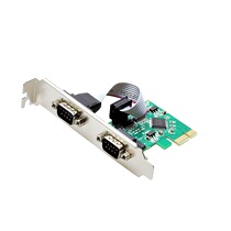 PCI-E serial port card Computer desktop com port Pcie to RS232 interface dual serial port expansion card