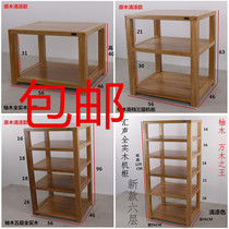 Sound Cabinet Walnuts Solid Wood Enclosure Rack Teak Wood Sink Sound Oak Speaker Power Amplifier HIFI Mortise And Tenon Fever