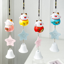  Creative ins style room decoration Lucky cat wind chimes air charm Girl bedroom kindergarten pendant diy gift