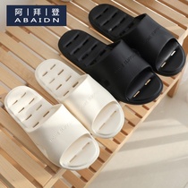  Leaky quick-drying slippers household men and women couples bathroom indoor bathroom non-slip soft bottom deodorant bath support shoes