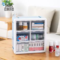 Medical cabinet household multi-layer large capacity portable medical emergency reserve medicine box home medicine storage box large