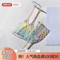 Modern housewife goblet glass wine wine creative home personality champagne glass glass water glass crystal glass wine set
