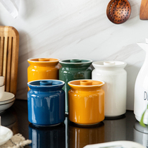 Modern housewife sealed jar kimchi jar household ceramic jar food grade pickle sauerkraut sealed box storage jar