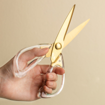 Morden Housewife Kitchen Scissors Home Acrylic Multifunction Chicken Bone Sheen Scissors Grilled Stainless Steel Food Clippings