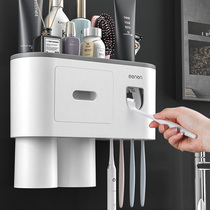 Toothbrushing shelve toothbrushing cup gargling wall-style toilet-free wall-mounted wall-mounted mesh red containing box tooth cylinder suit