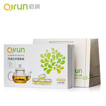 Gift box gift tea set set flower teapot boiled tea can heat Hotel flowers and fruits afternoon tea making teapot