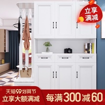 Yiyi foyer shoe cabinet porch cabinet entrance Locker shoe stool European shoe cabinet screen Cabinet support customization