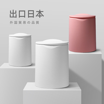 Trash bin Living room with cover Bedroom Light luxury household toilet Bathroom Kitchen Large capacity toilet paper tube Press type
