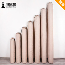 Straight long strip mat carpet storage bag mat straw mat bamboo mat set Oxford cloth dust-proof and moisture-proof bundle mouth bag