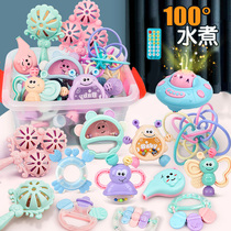 Baby toy bed Bell newborn hand Bell 0-3 6 months 12 baby puzzle early education to appease boys and girls 1 year old