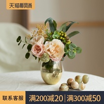Southern Cross light luxury simulation flower bouquet Living room floral decoration fake flowers Dried flowers Table flowers Small flowers
