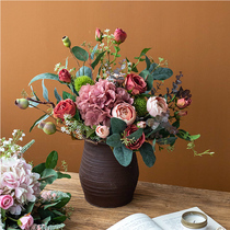 Southern Cross high-end light luxury simulation flower bouquet fake flower dried flower living room table floral ornaments decoration decoration